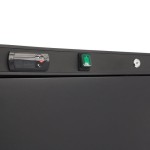 Ψυγείο 600L με 4 ρυθμιζόμενα ράφια Μαύρο MAX-09405026